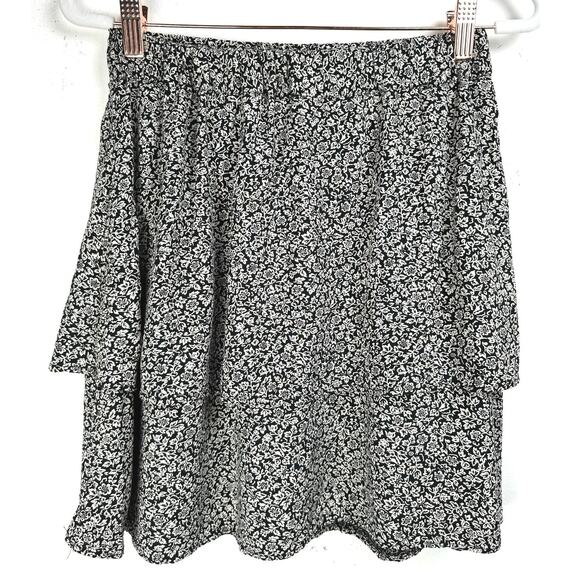 Madewell Tier Floral Mini Skirt Preppy Twee Coquette Cottagecore Academia 0 - Picture 1 of 5
